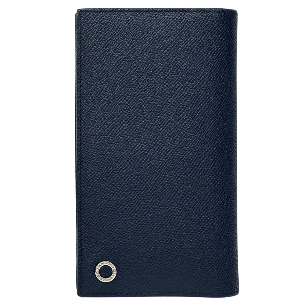Bulgari BVLGARI Men's Wallet, Brand: Man, Long Leather, Large Navy Green, Bi-...